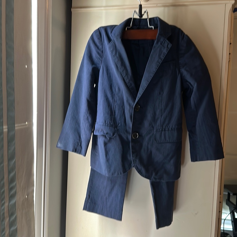 Boys size 5 Crewcuts  Ludlow linen suit